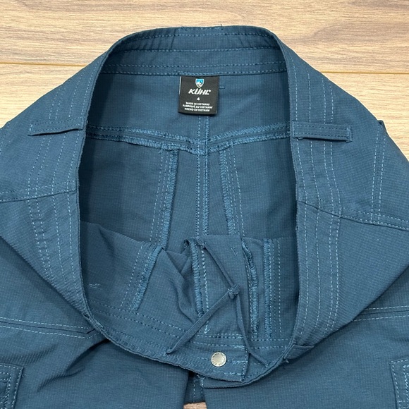 Kuhl Horizn Shorts Roll Up in Blue Size 4 - Picture 4 of 10